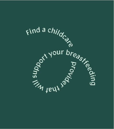 Curley text about finding a childcare provider that supports breastfeeding