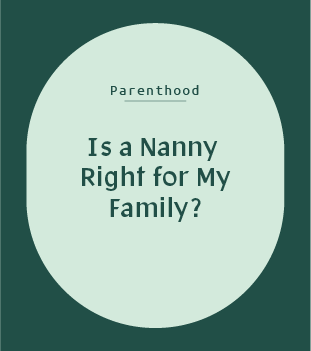 Dark green type on a light green oval. 