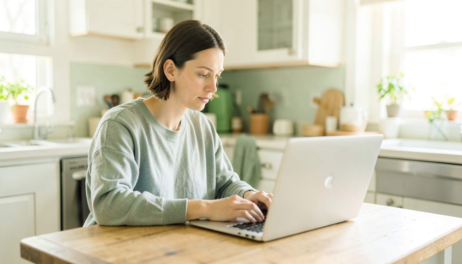 How to Save Money for Parental Leave, dark green writing on a light green background.